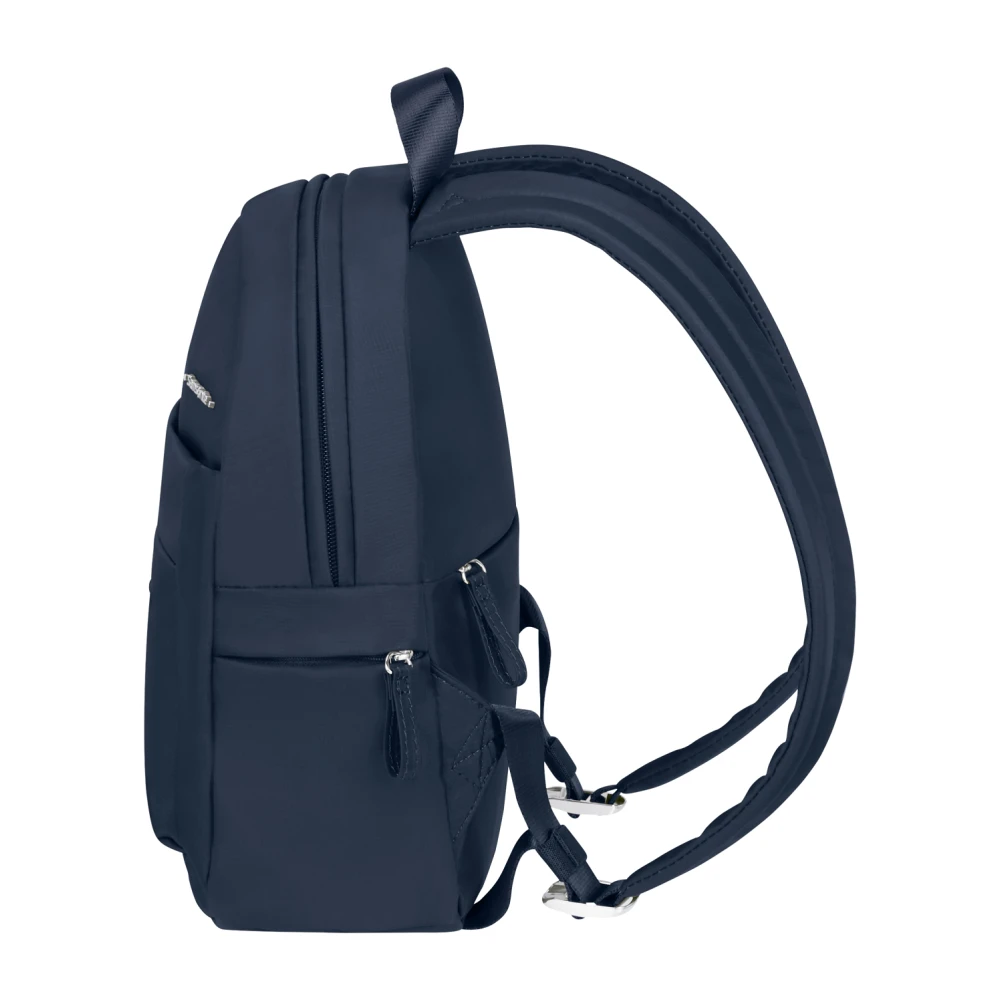 Samsonite Blauwe rugzak met externe zakken Blue Dames