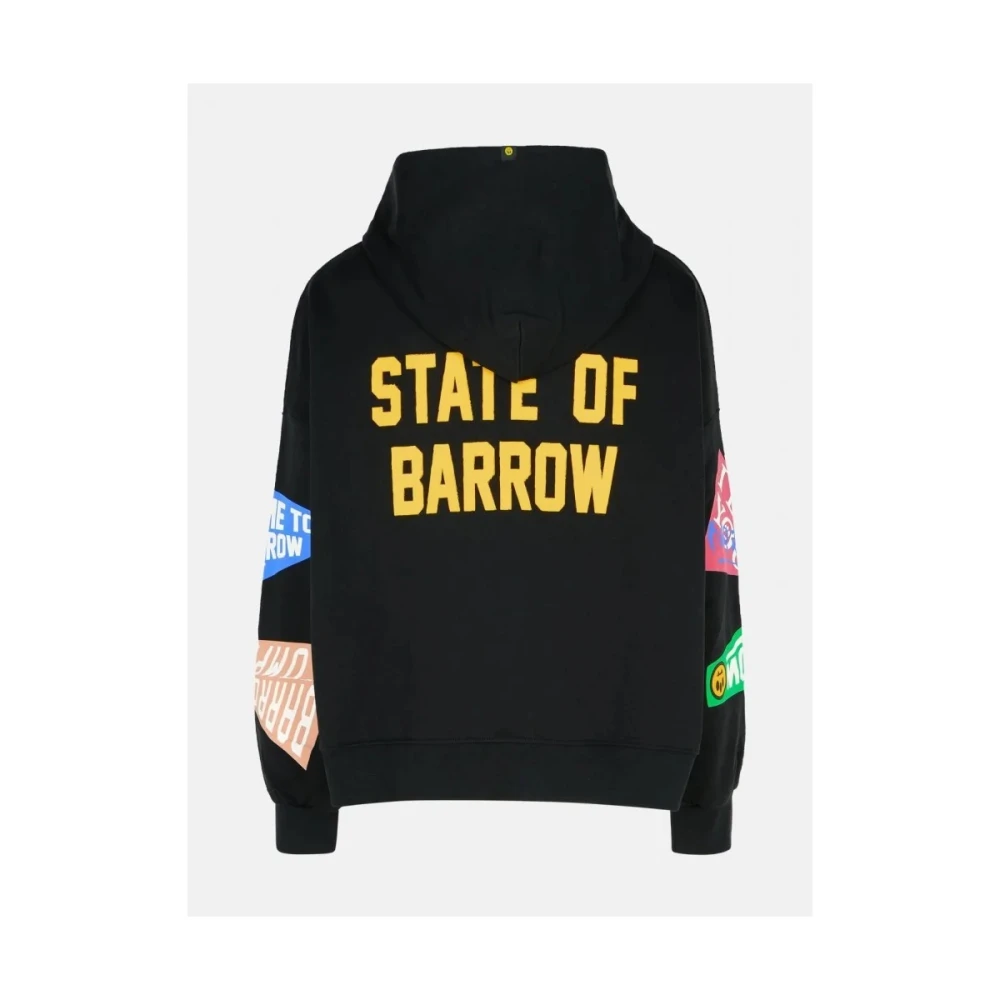 Barrow District Hooded Sweater Black Heren