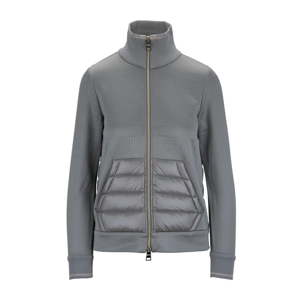 Herno Zip-Up Jacket Gray Dames