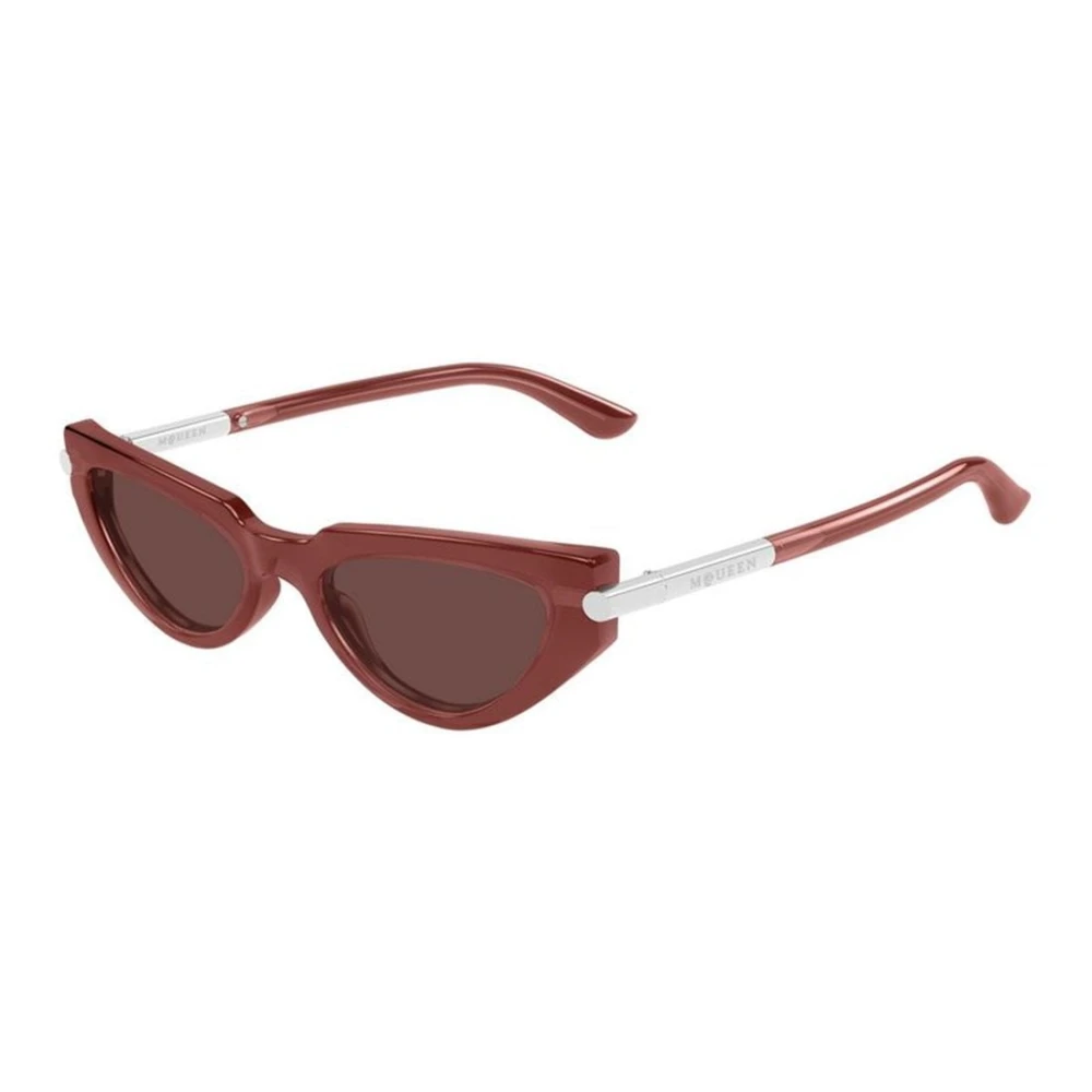 Alexander Mcqueen Women's Red Sunglasses, 51 Mm, Sunglasses