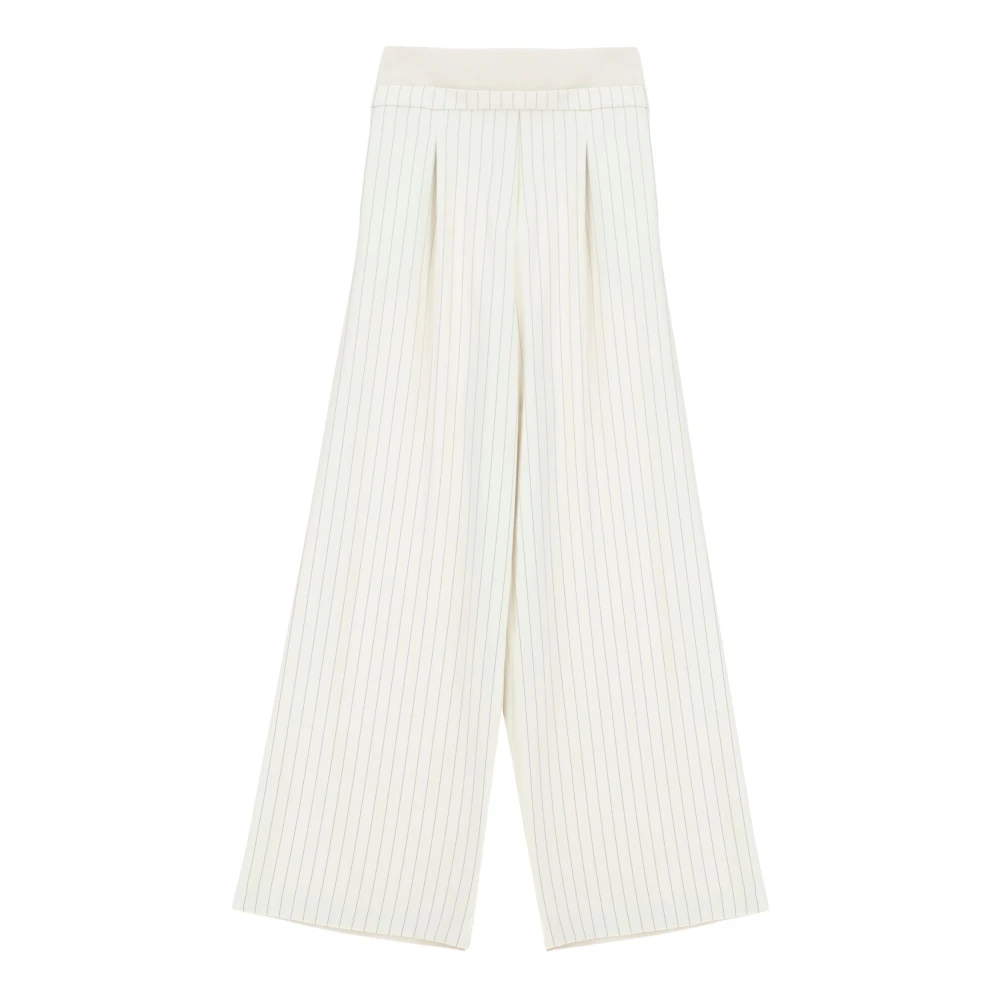 Imperial Women's White Pantalone - Wide Trousers - S - Trousers