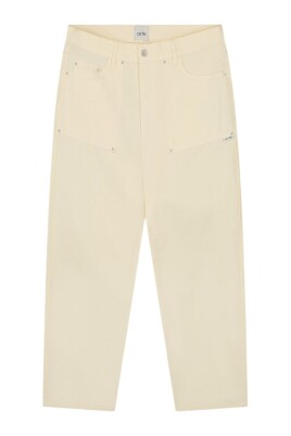 cream-ripstop-cotton-straight-leg-pants