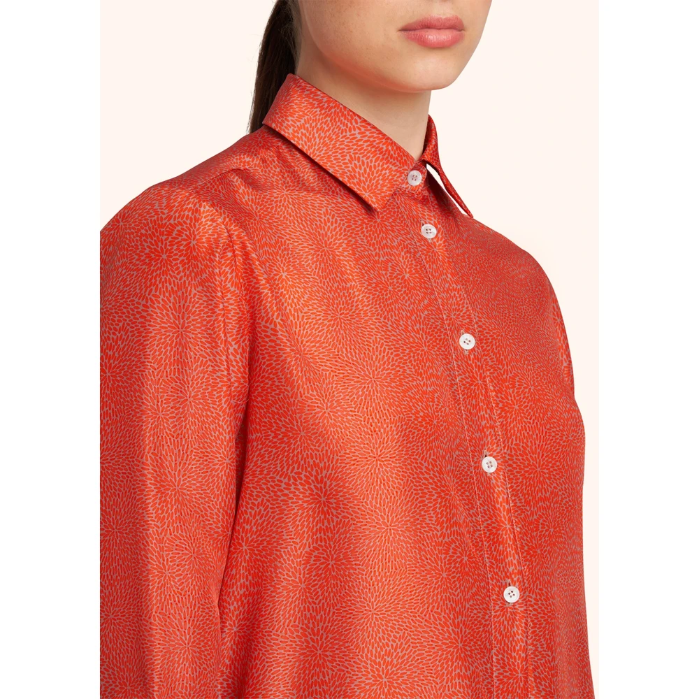 Kiton Shirt Dresses Orange Dames