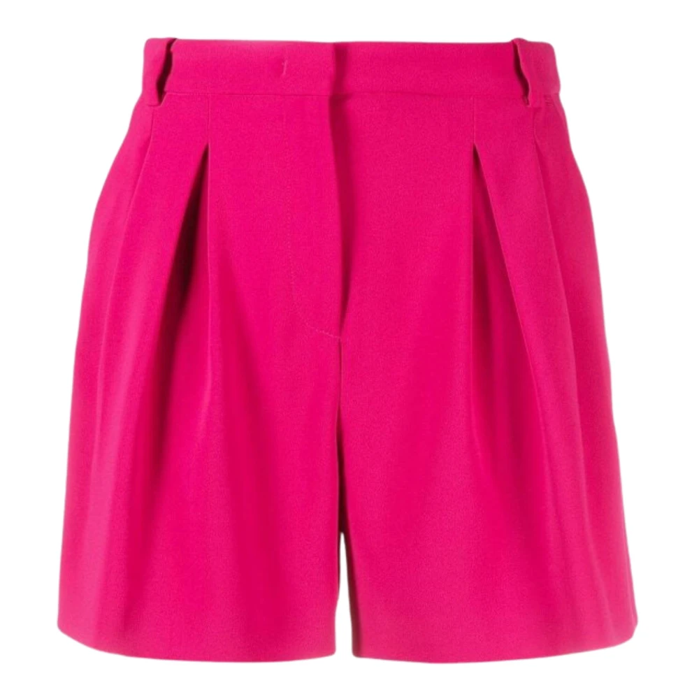 Pinko Fuchsia Elastische Shorts Pink Dames