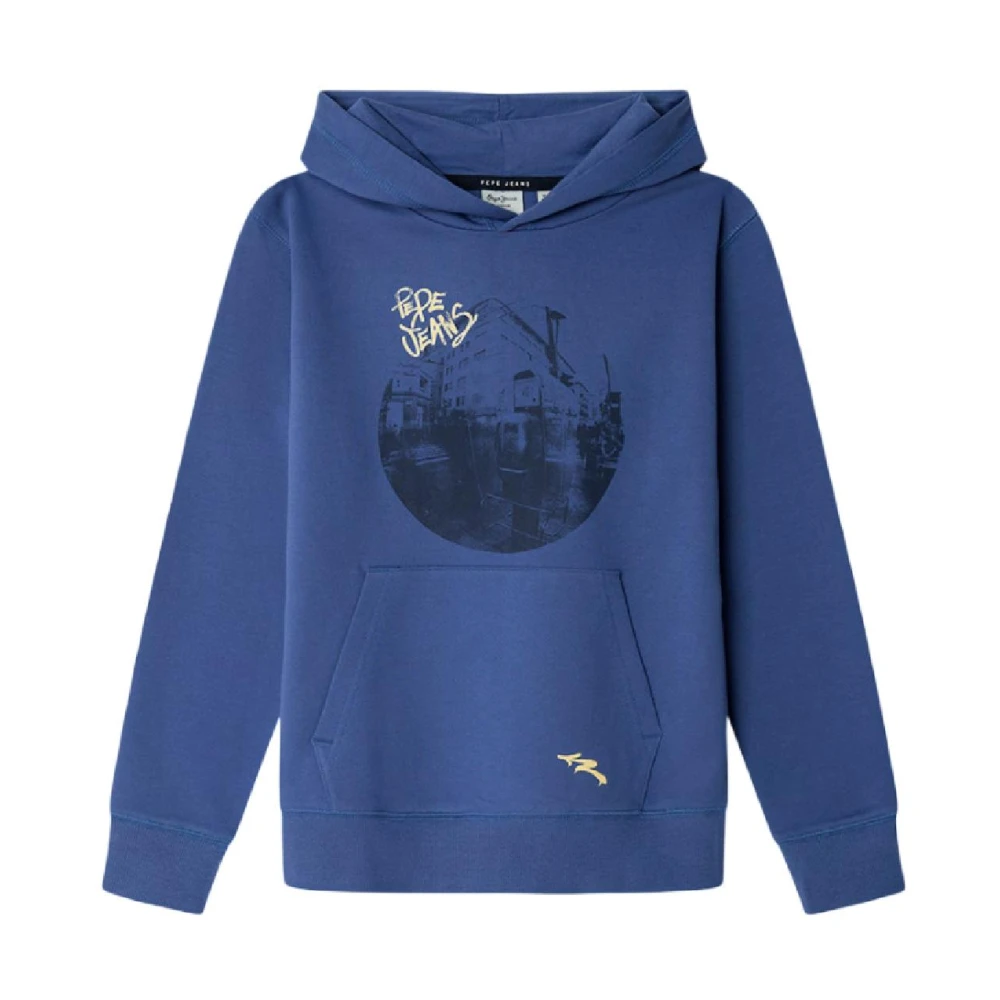 Pepe Jeans Boys Blue Sweatshirts - Kids Sweatshirts - 16 Y - Kids