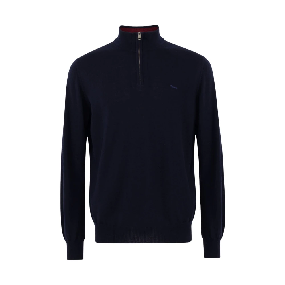Harmont & Blaine breiwerk en wollen truien Blue Heren