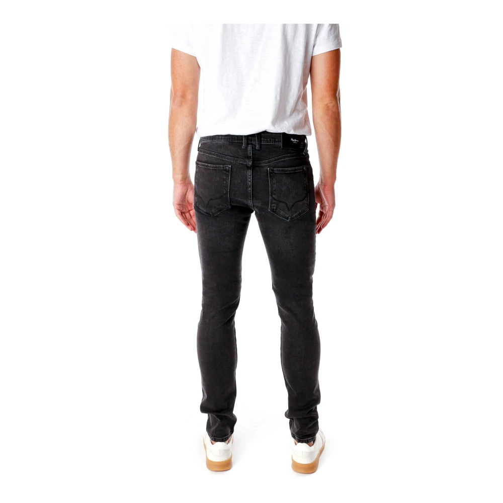 Pepe Jeans Slim Fit Jeans met Fade-effecten Gray Heren