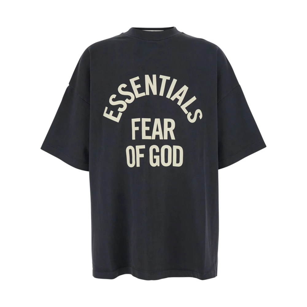 Fear Of God Black Campus 90'S Short Sleeve Tee - Male - T-Shirts - S - Tops