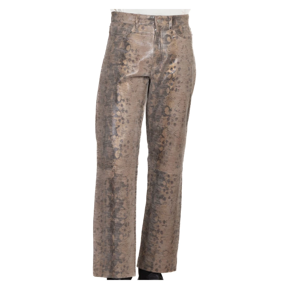 Sunflower Slangenprint AOP Broek Beige Heren
