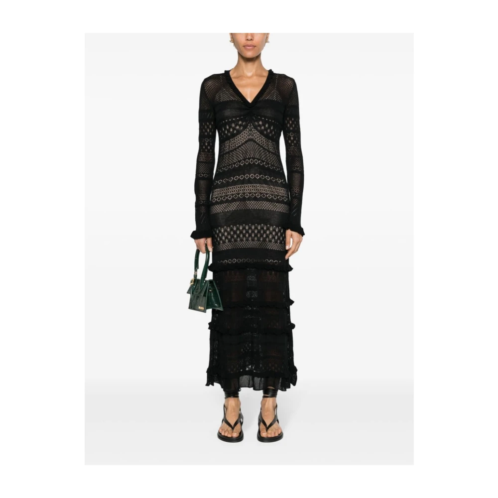 Twinset Dresses Black Dames