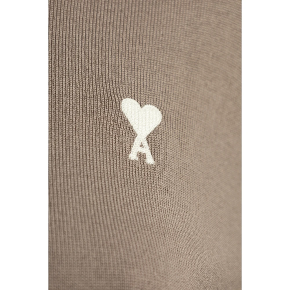 Ami Paris Wollen trui Beige Dames