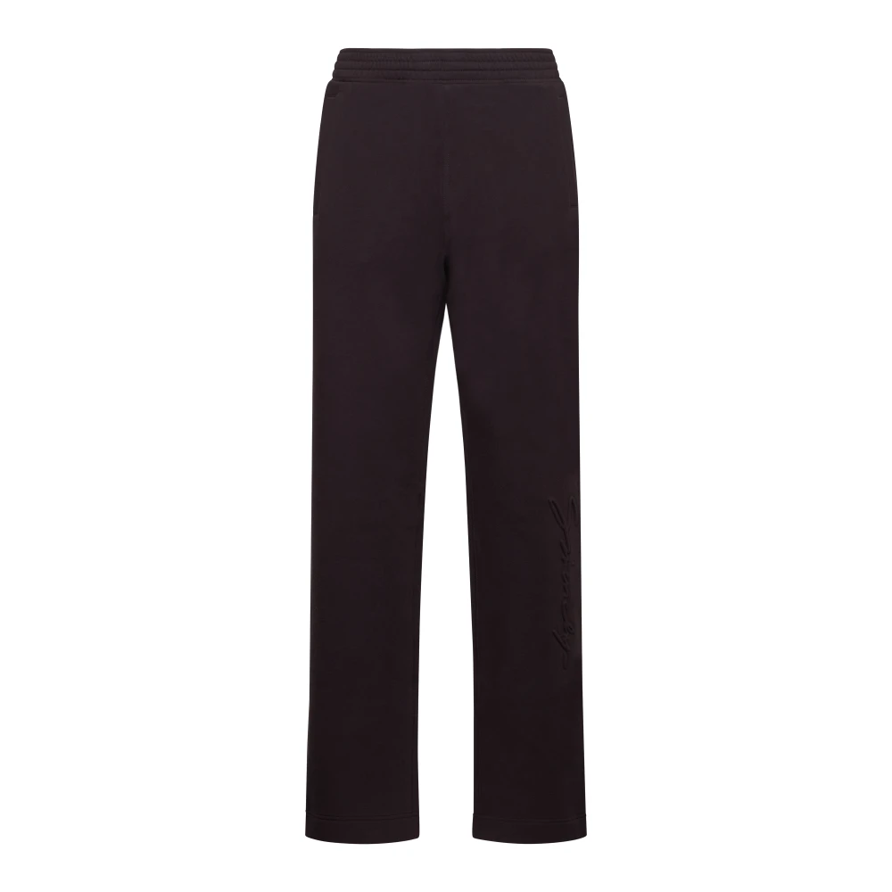 Givenchy Paarse Abstracte Katoenen Stretchbroek Purple Heren
