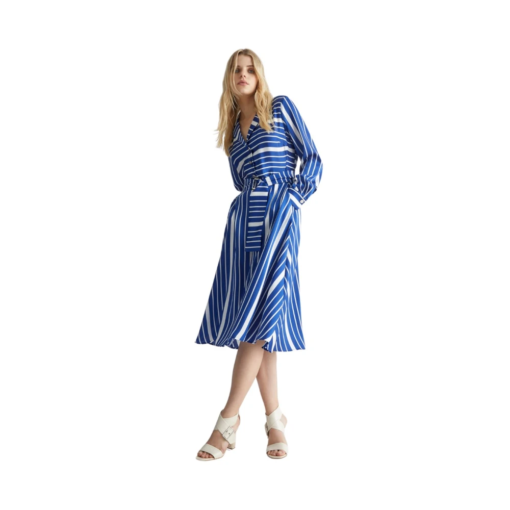 Liu Jo Stijlvolle Overhemdjurk Multicolor Dames