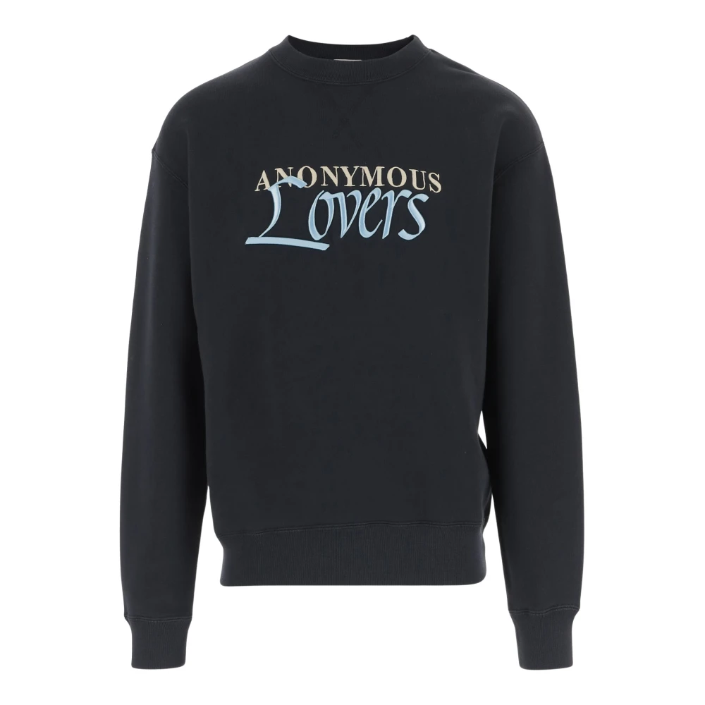 Jw Anderson Men's Black Anonymous Lovers Sweatshirt