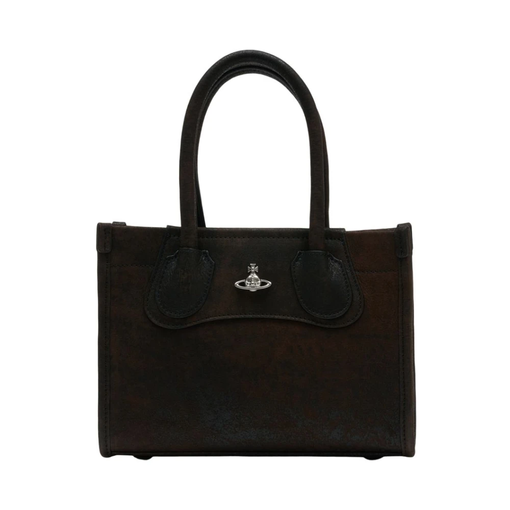 Vivienne Westwood Women's Brown Troy Small Tote Crossbody