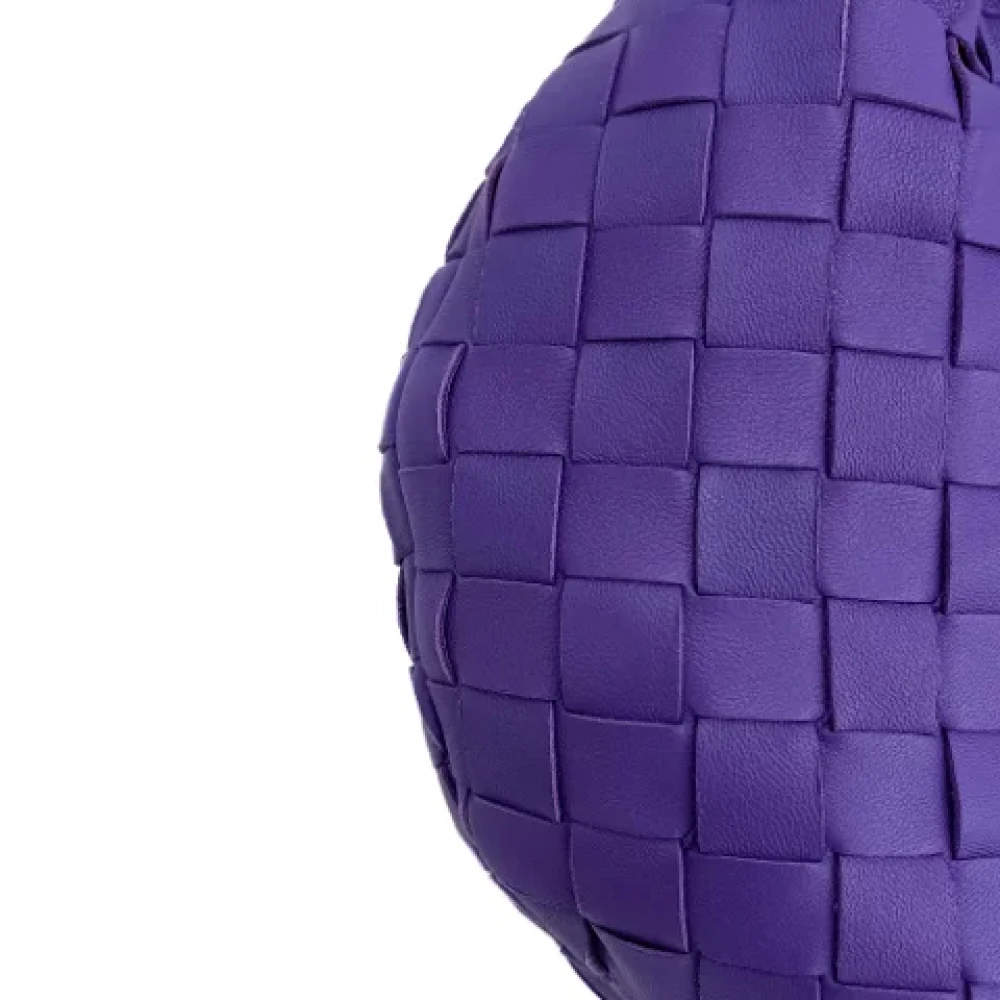 Bottega Veneta Vintage Pre-owned Leather handbags Purple Dames