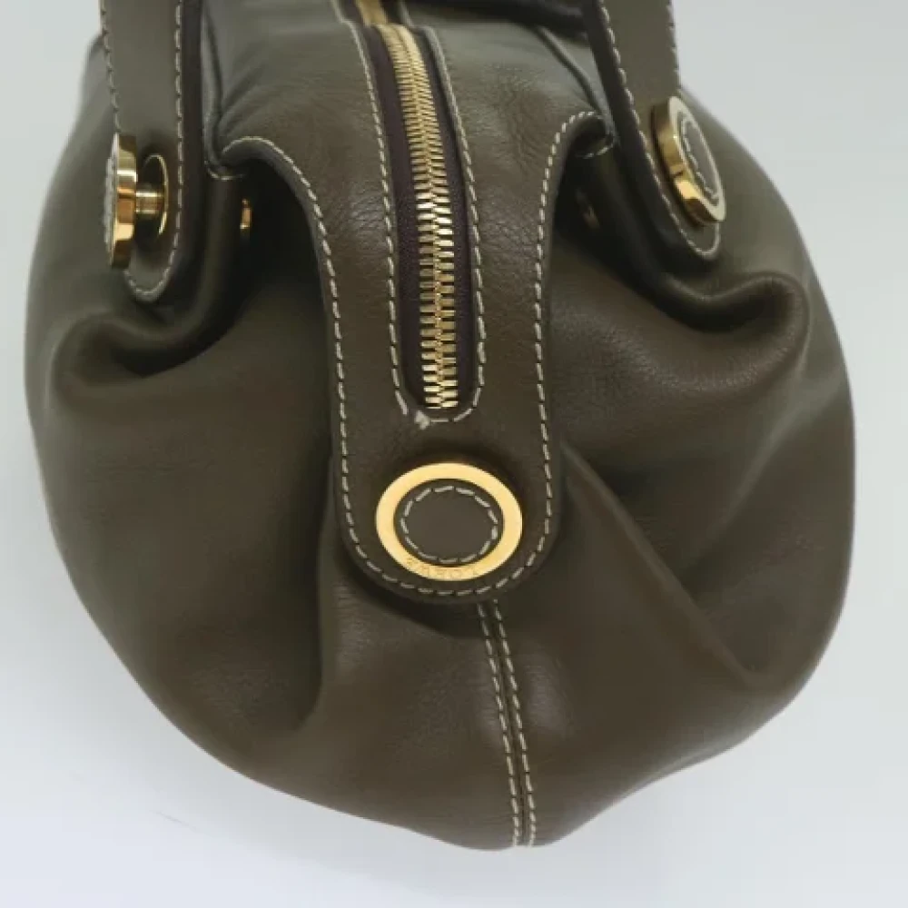 Loewe Pre-owned Leather shoulder-bags Brown Dames