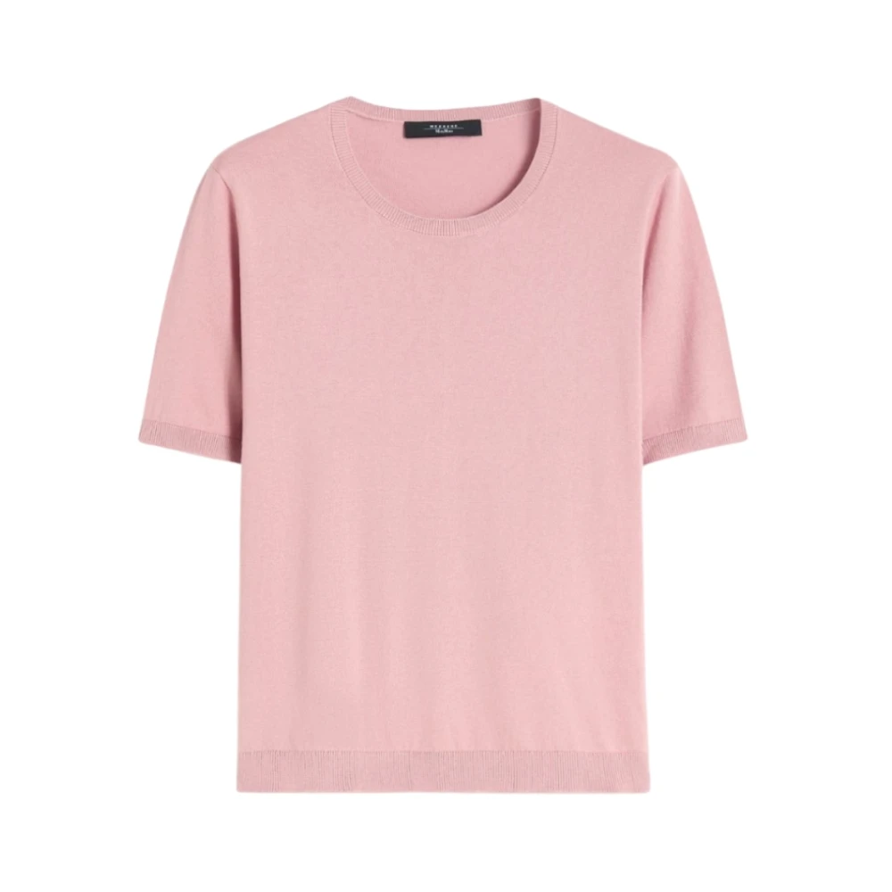 Weekend Max Mara Women's Pink Round-Neck Knitwear, Xs, Wkdgabarra Round-Neck Knit