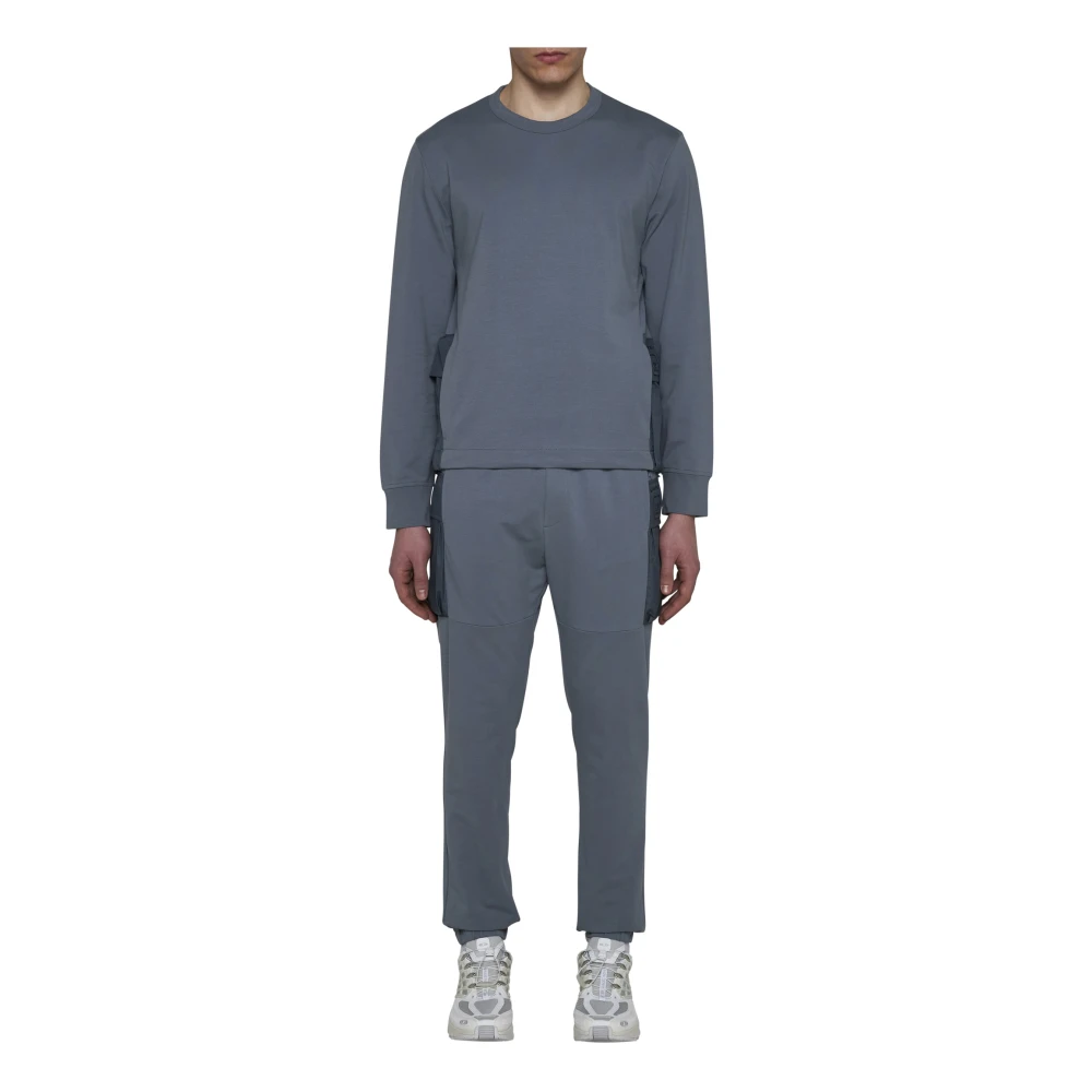 C.P. Company Metropolis Sweater Blauw-Grijs Jersey Textuur Blue Heren