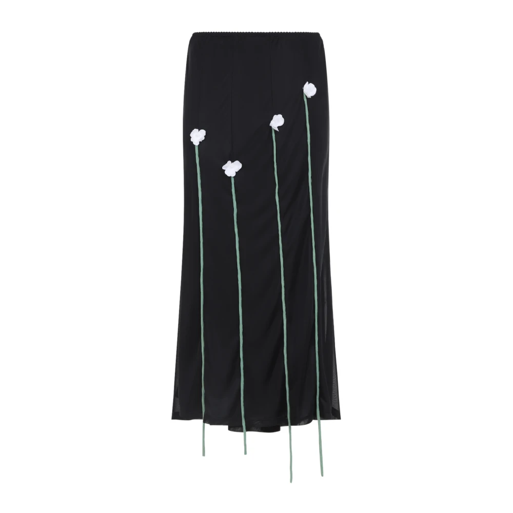 Moschino Vrouw Zwart Midi Rok