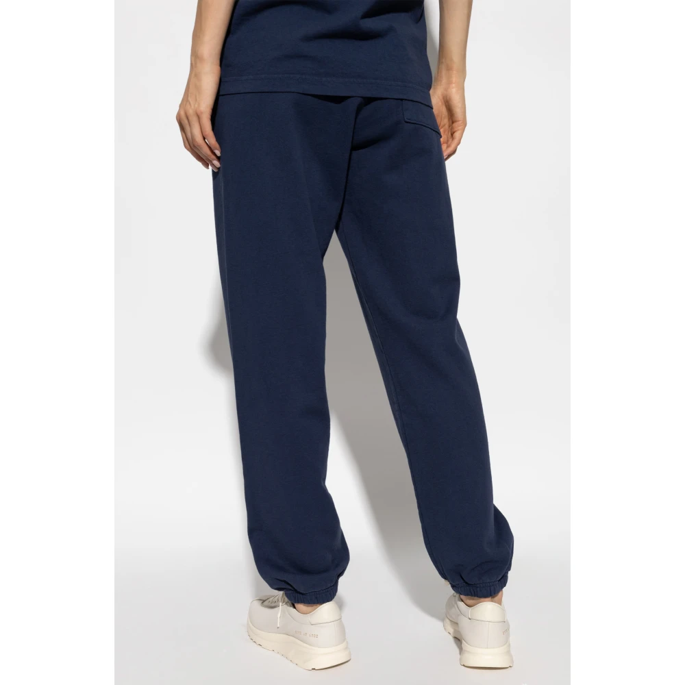 Sporty & Rich Sweatpants met logo Blue Unisex