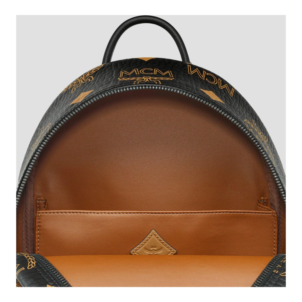 MCM Stark Rugzak in Monogram Mix Brown Dames