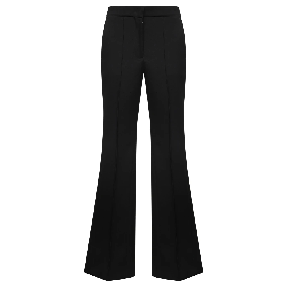 Jil Sander Women's Black Wool Flared Trousers
