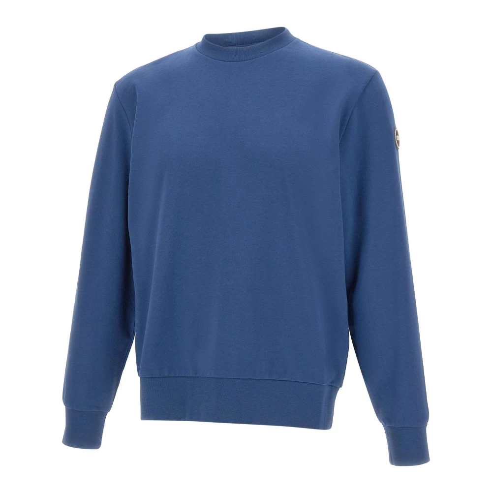 Colmar Men's Blue Long Sleeve Training Tops, 2XL, Crewneck Sweatshirt