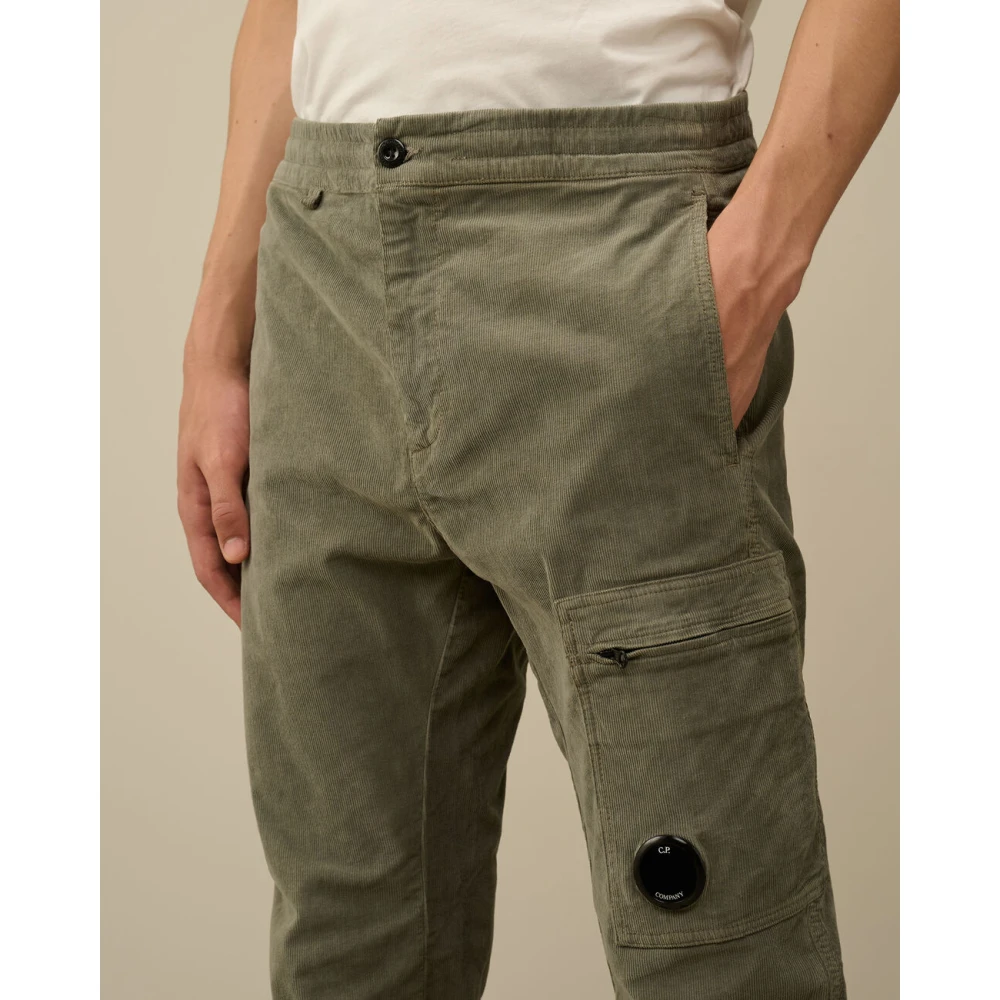 C.P. Company Cargo Elastische Taille Broek Green Heren