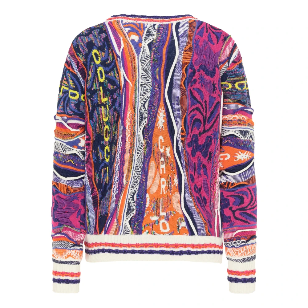 Carlo Colucci Women's Unique Jacquard Pullover For