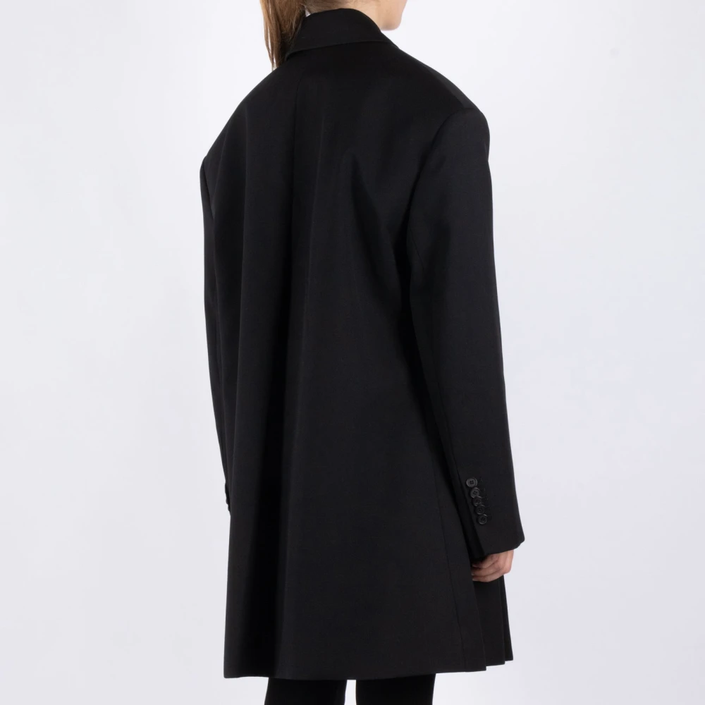 Wardrobe.nyc Zwarte wollen jas Black Dames