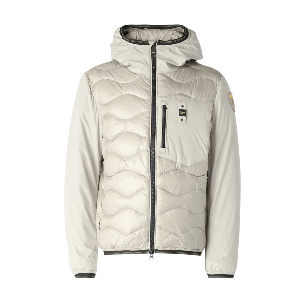 Blauer Beige Golfjas Beige Heren