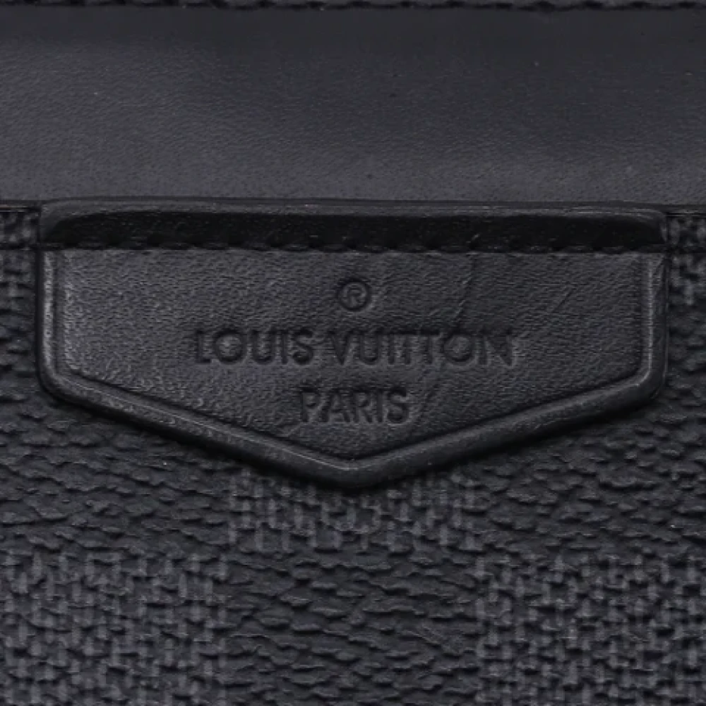 Louis Vuitton Vintage Pre-owned Coated canvas wallets Black Dames