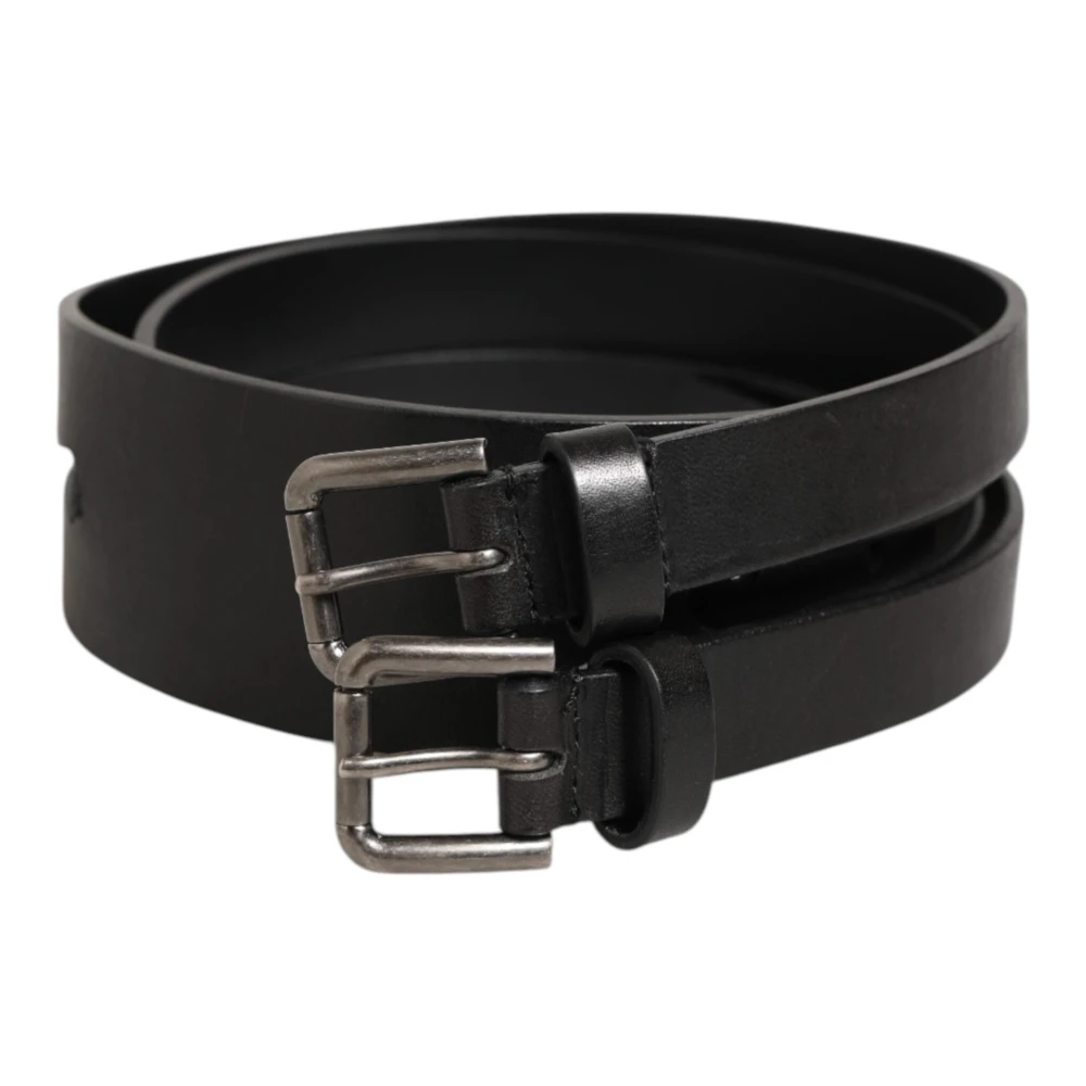 Dolce & Gabbana Black Belts, Unisex, One Size, Dress Belt