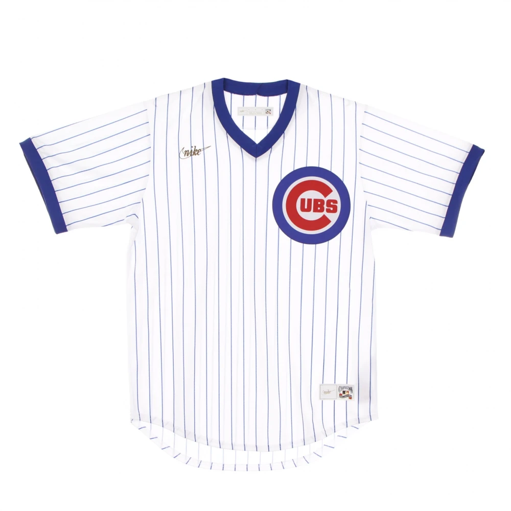Nike MLB Cooperstown Jersey Chicub Wit Royal Streep White Heren