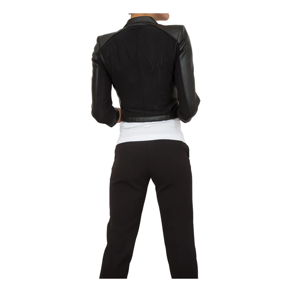 Nenette Korte Pagoda Schouderjas Zwart Black Dames