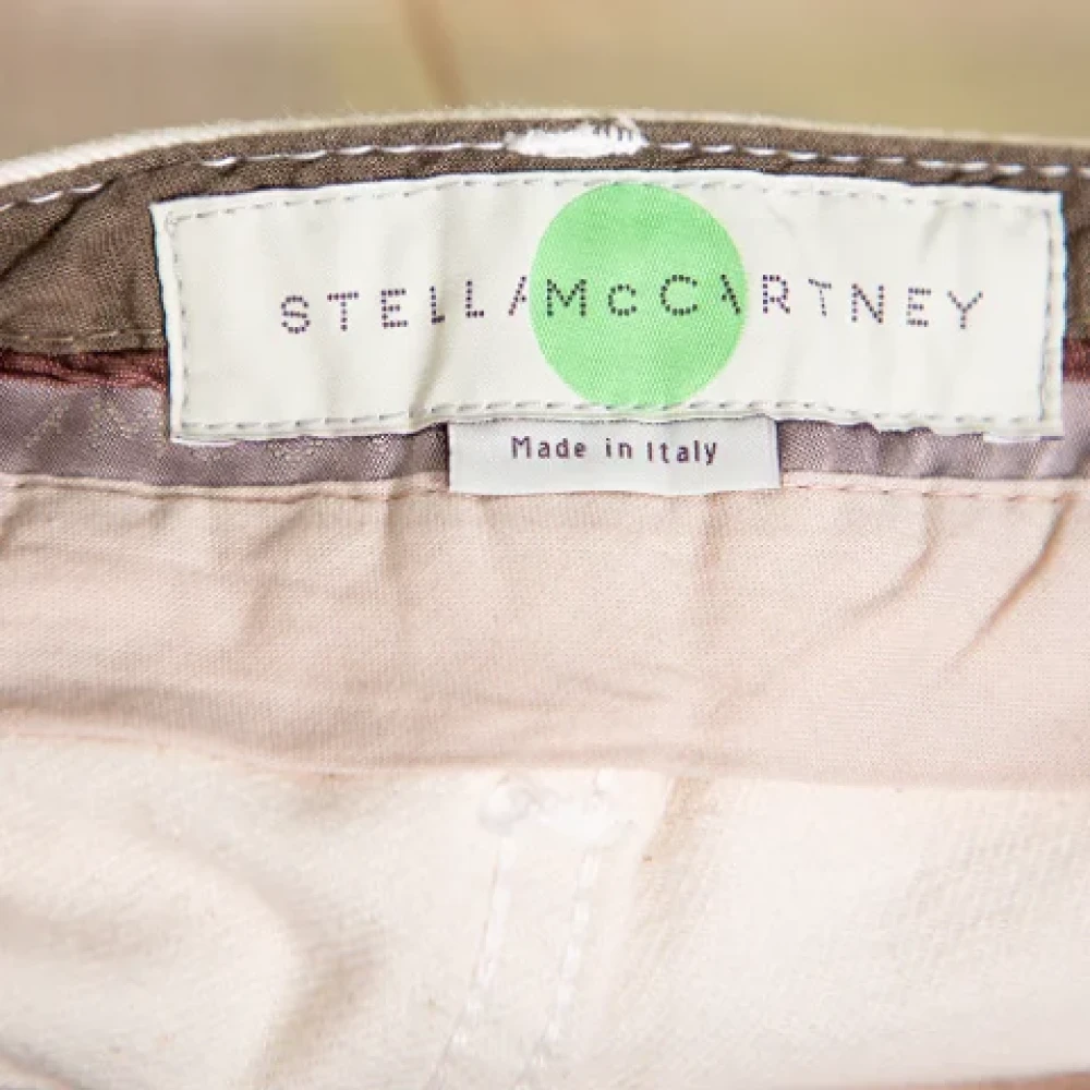 Stella McCartney Pre-owned Denim jeans Orange Dames