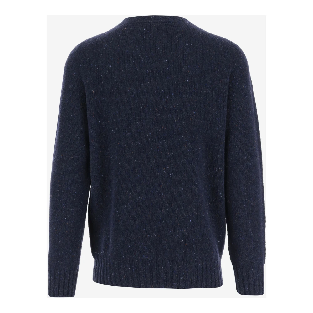 Howlin' Navy Wol Crew Neck Sweater Blue Heren
