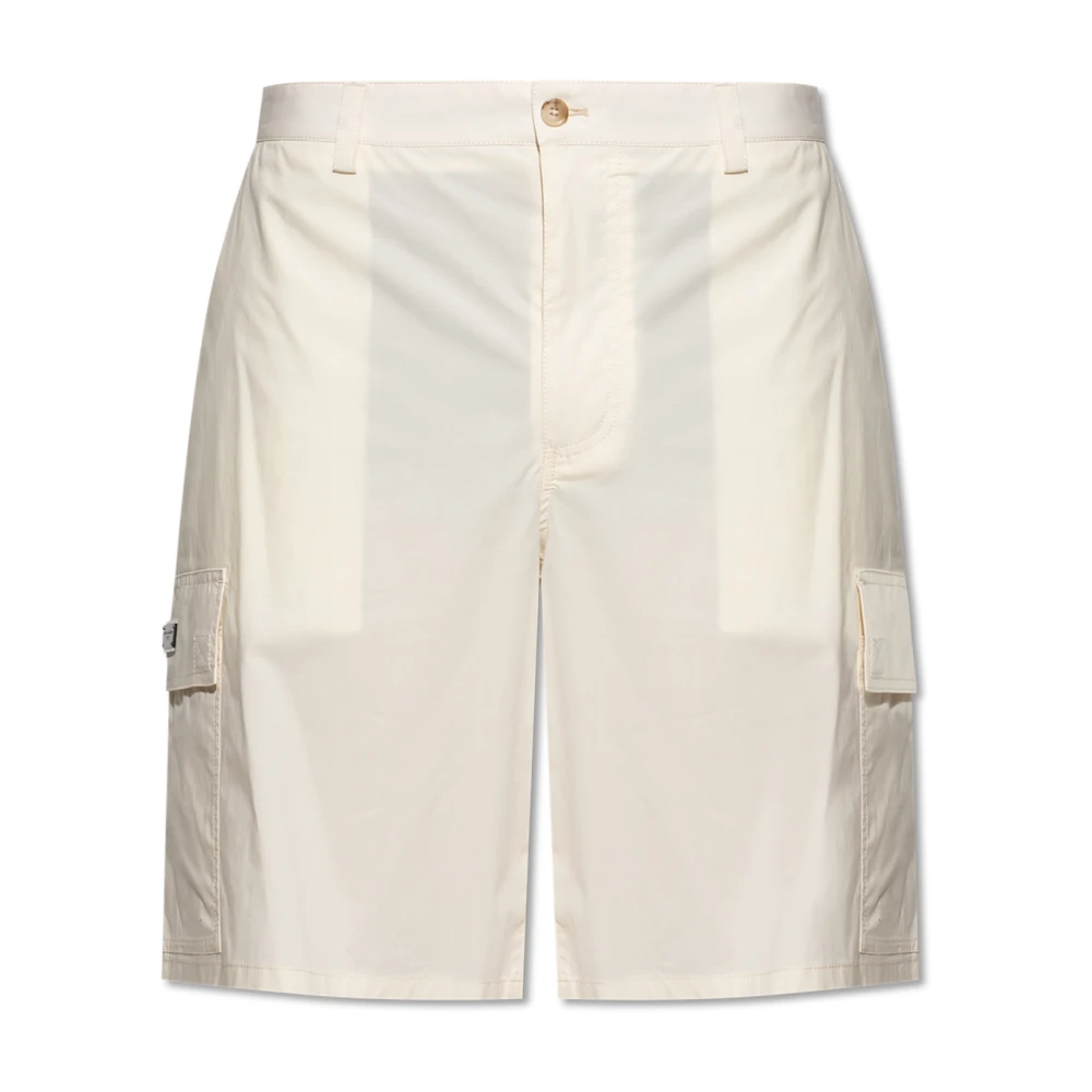 Dolce & Gabbana Men's Beige Shorts With Pockets - Casual Shorts - L - Shorts