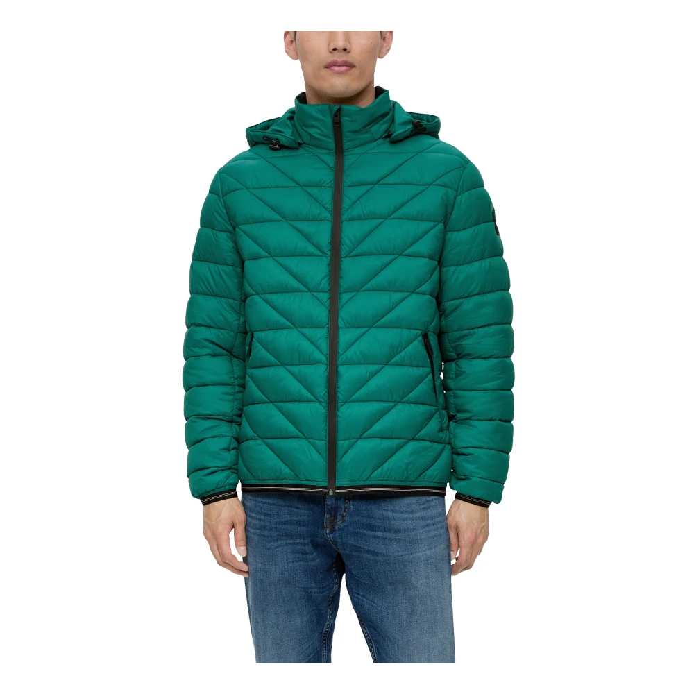 s.Oliver Jackets Green Heren