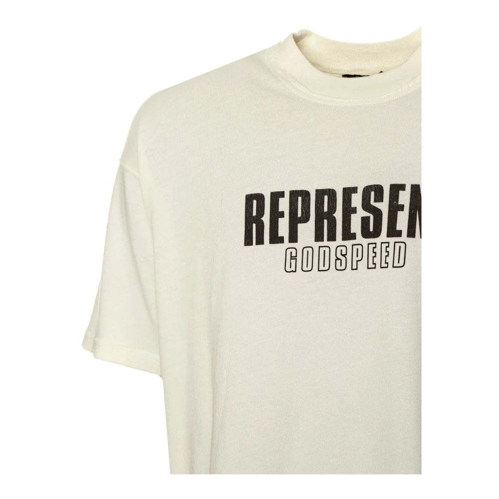 Represent Godspeed Oversized T-Shirt White Heren