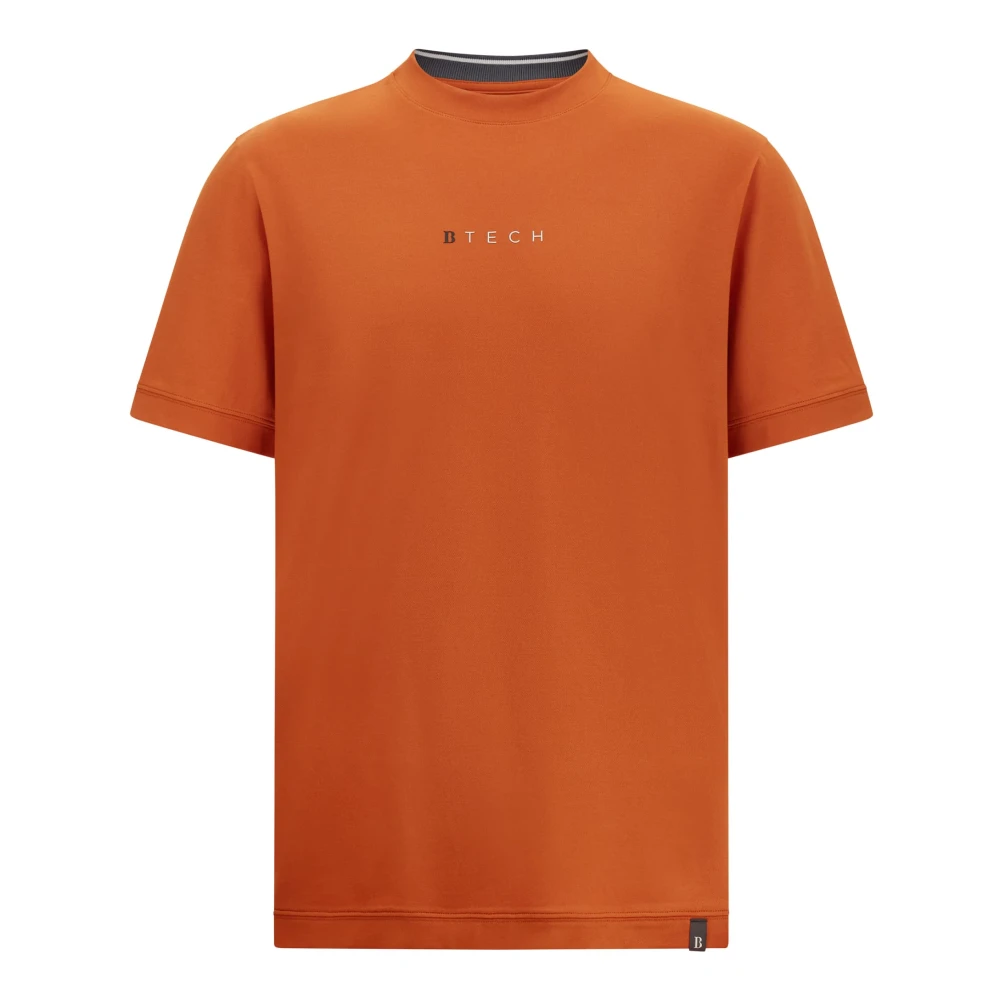 Boggi Milano Homme Orange Tops, Taille: L T-Shirt Piqué Haute Performance S.cafè®