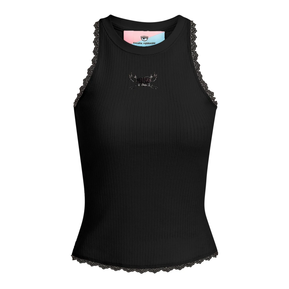 Chiara Ferragni Collection Chiara Ferragni T-shirts en Polos Black Dames