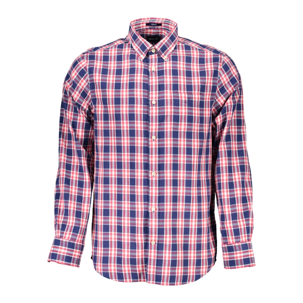 Gant Men's Blue Long Sleeve Button Down Shirt