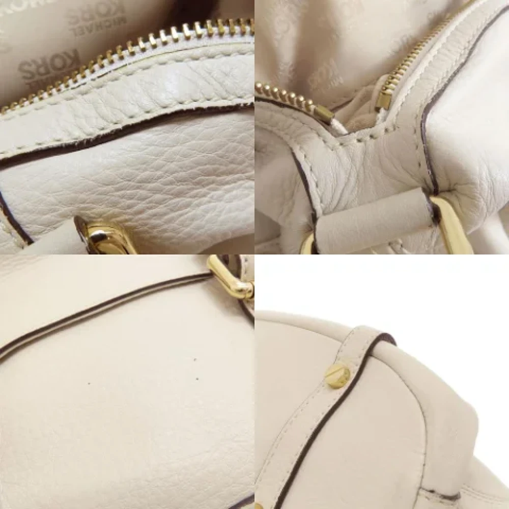 Michael Kors Pre-owned Leather handbags Beige Dames