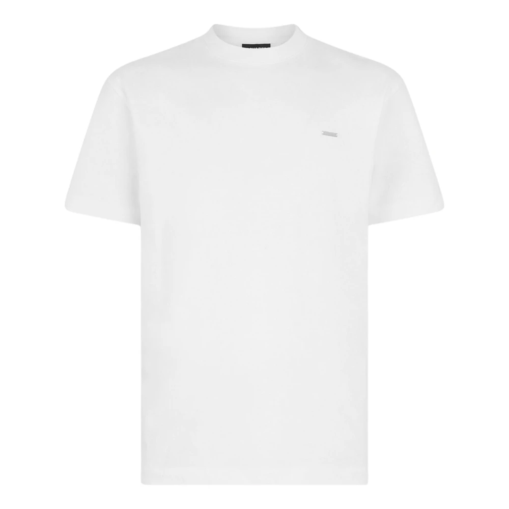Dsquared2 Logo Plaque Cool Fit T-Shirt - Male - T-Shirts - White - L - Tops