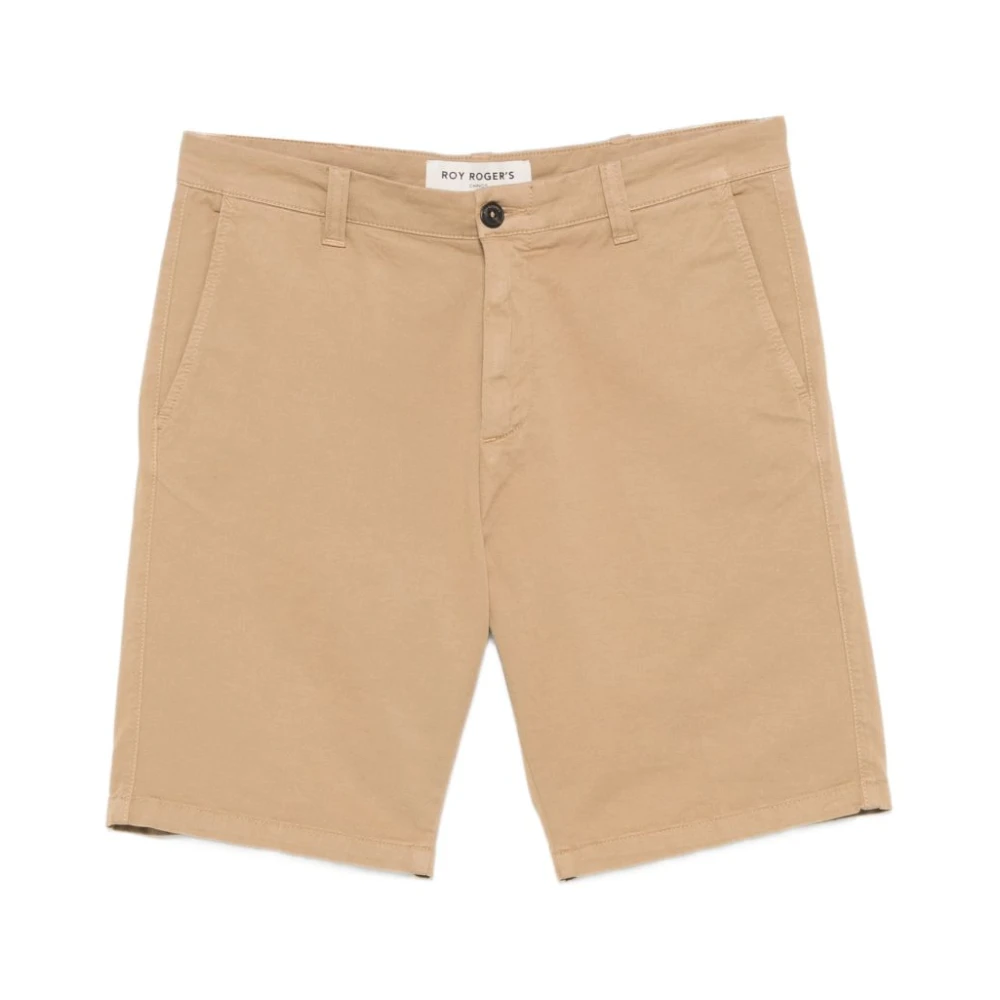 Roy Roger's Men's Beige Casual Shorts, W36, Bermuda College