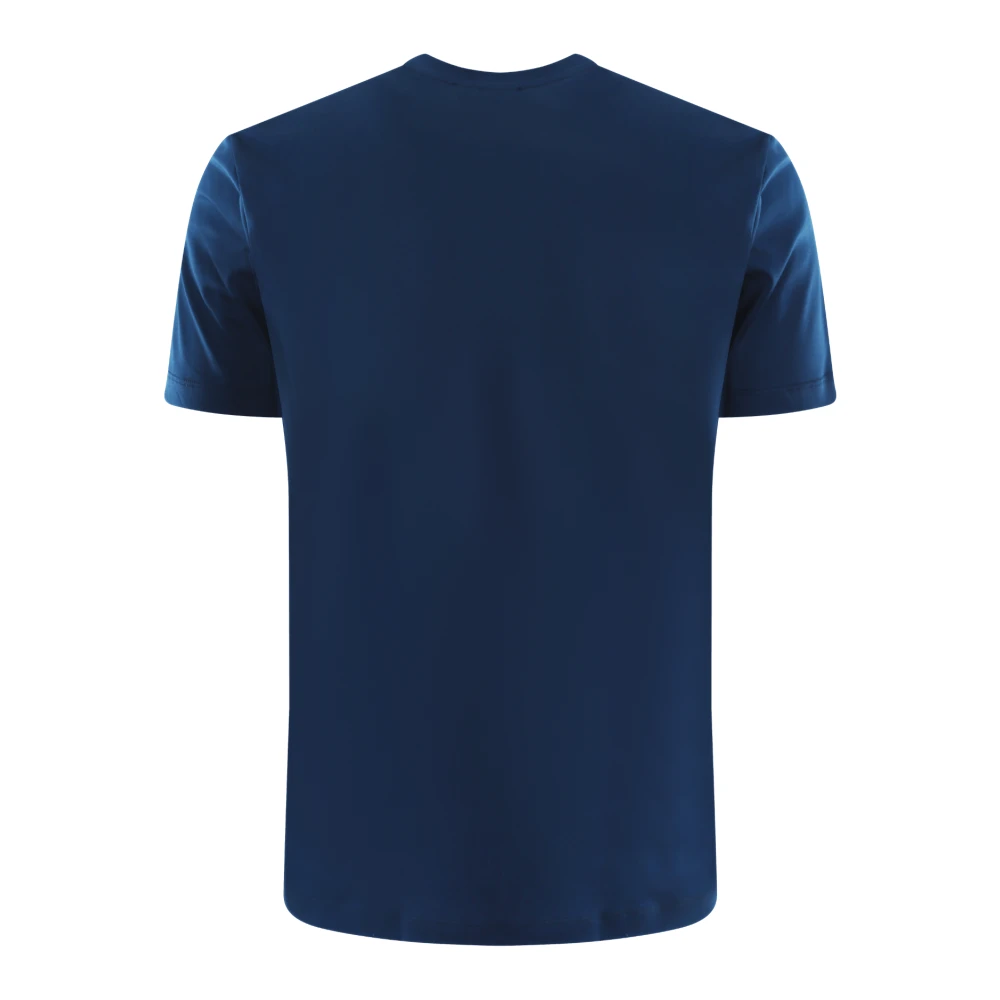 Valenza Interlock Supima T-shirt in wit Blue Heren