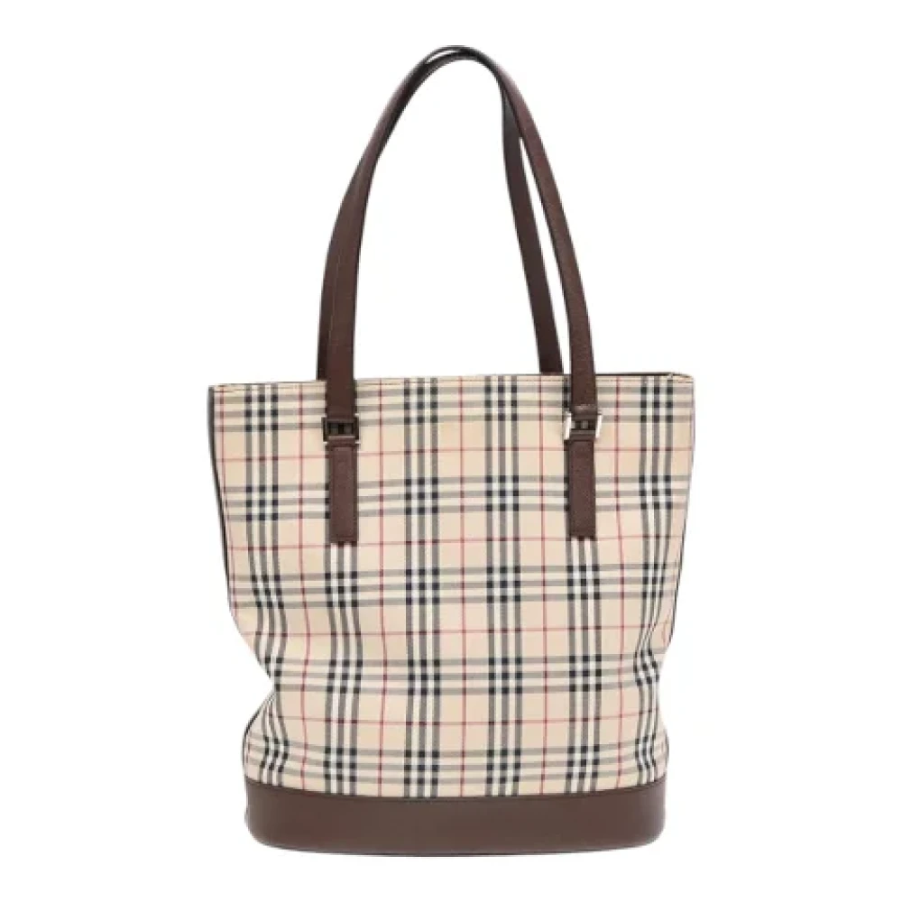 Burberry Vintage Pre-owned Canvas totes Beige Dames