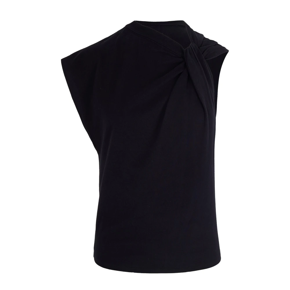 Isabel Marant Women's Black Sleeveless Top - Sleeveless Tops - Xs - Tops